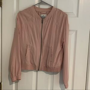 American Eagle Pink Bomber Jacket